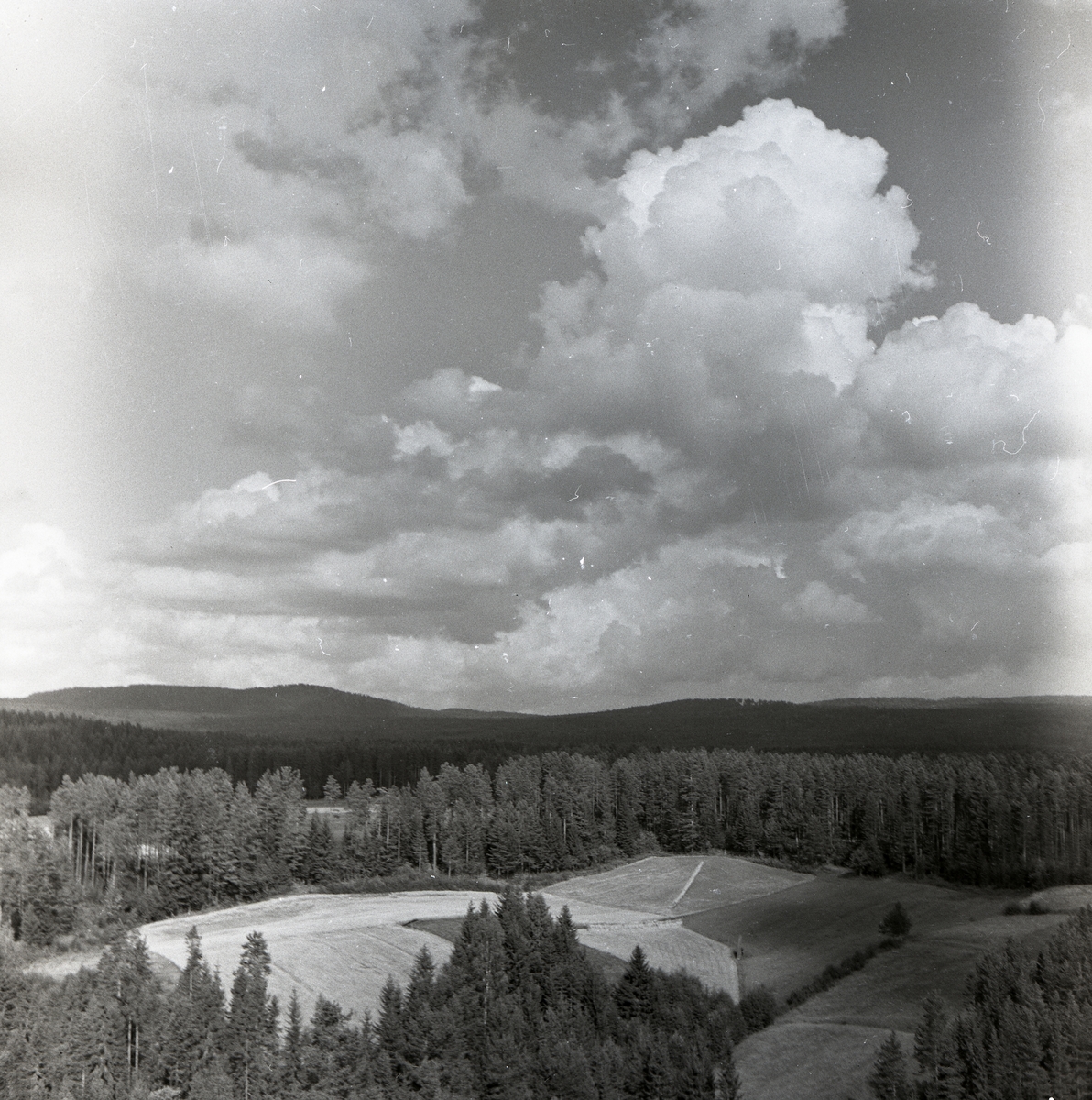 Utsikt från Lombergsgruvan, juli 1962.