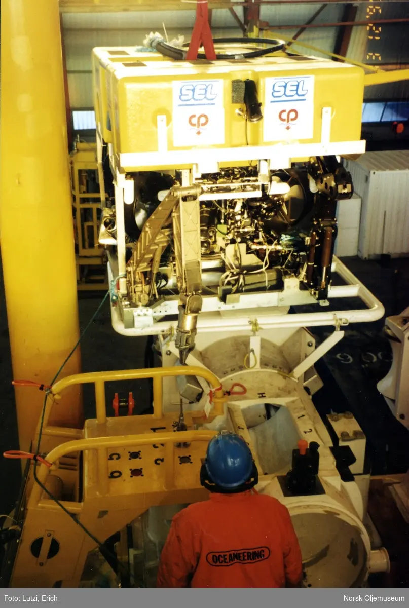 Testing av ROV-tilgang under produksjon av brønnrammer til Nornefeltet.