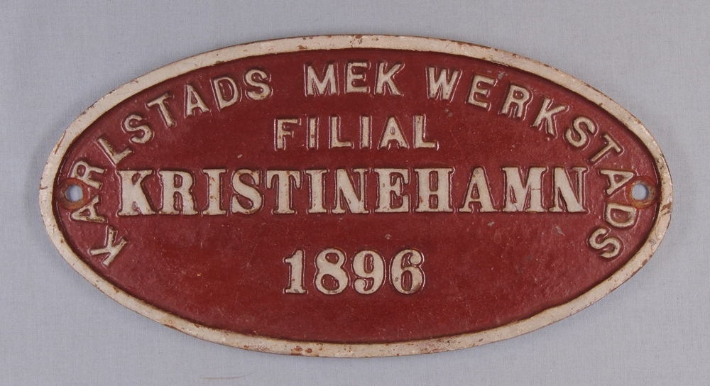 KARLSTADS MEK WERKSTADS FILIAL KRISTINEHAMN

Modell/Fabrikat/typ: Röd med vit text