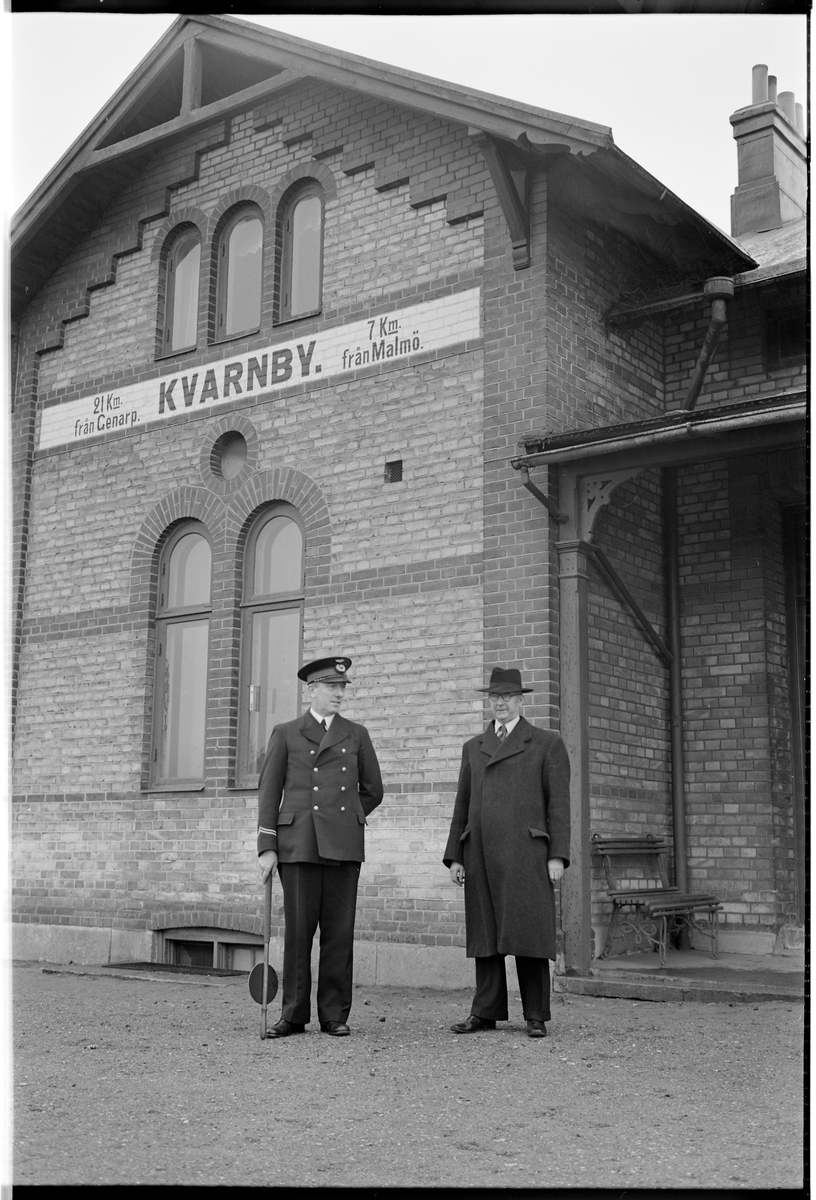 Stationshuset i Kvarnby.