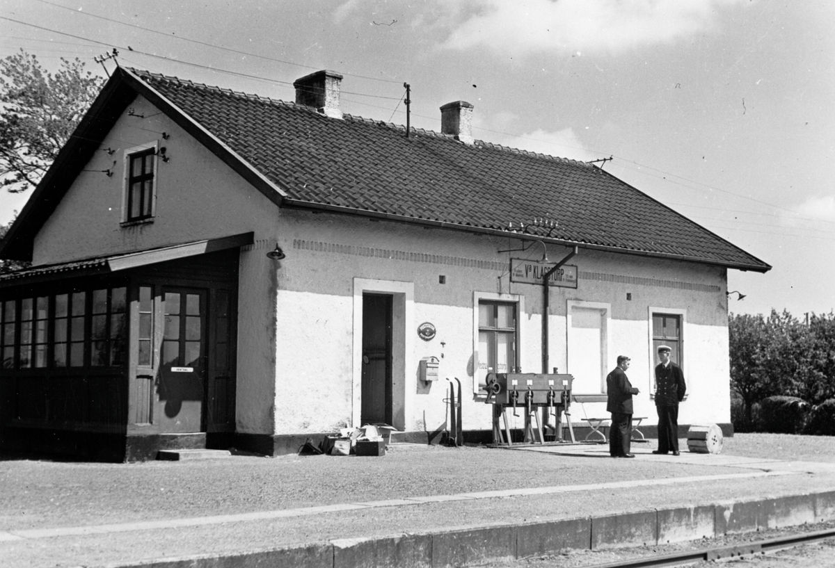 Malmö - Trelleborgs Järnväg, MTJ,  Västra Klagstorp Station.