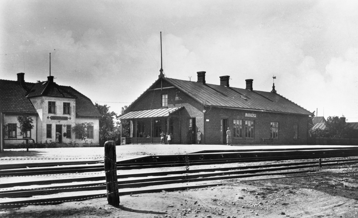Ystad - Gärsnäs Järnväg, YGJ, Löderup järnvägsstation.