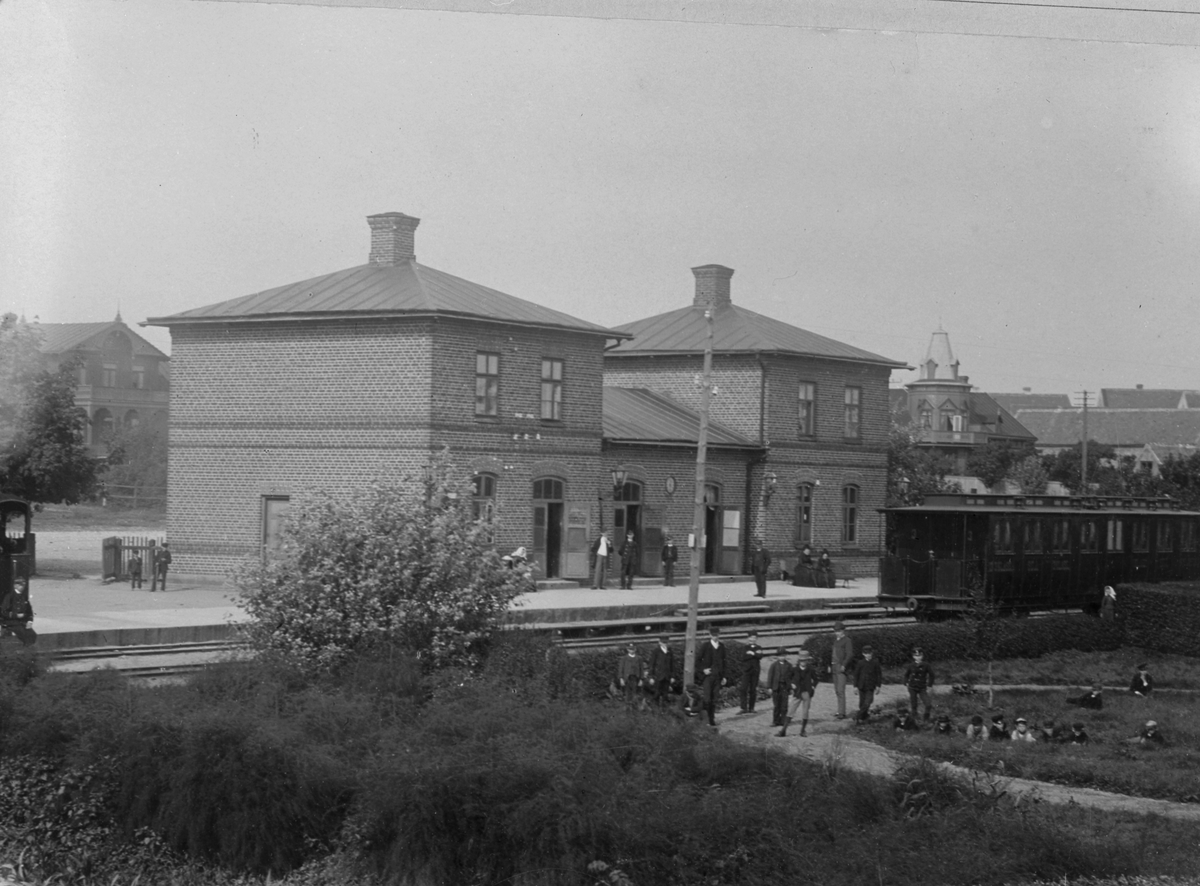 gamla station Järnvägsmuseet / DigitaltMuseum