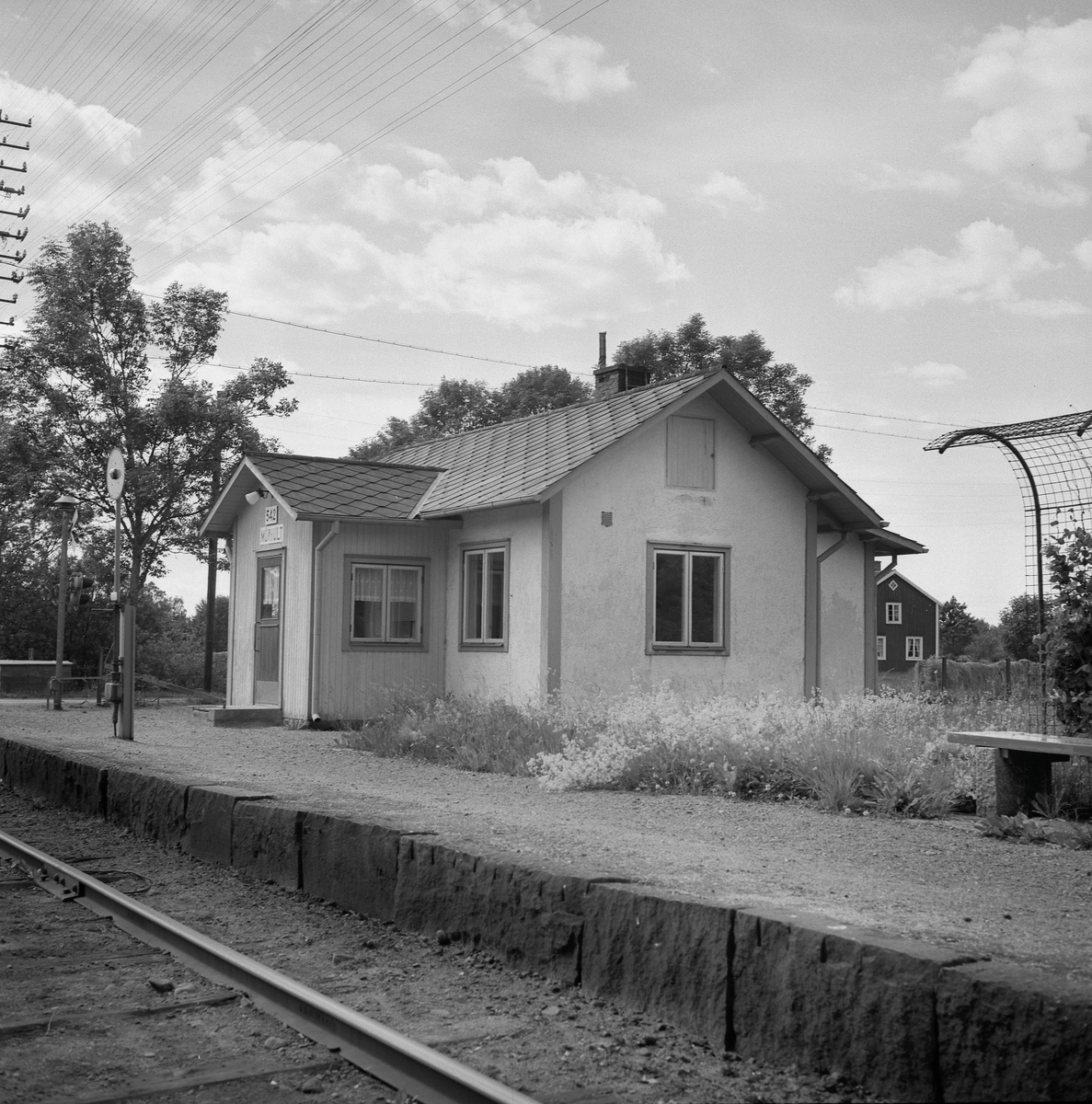 Mörhult hållplats. Anlagd 1879 och nedlagd 1966.