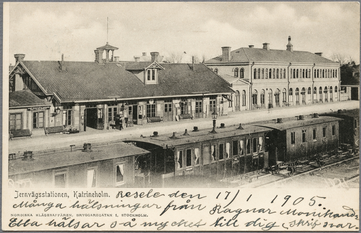 Järnvägsstationen i Katrineholm.