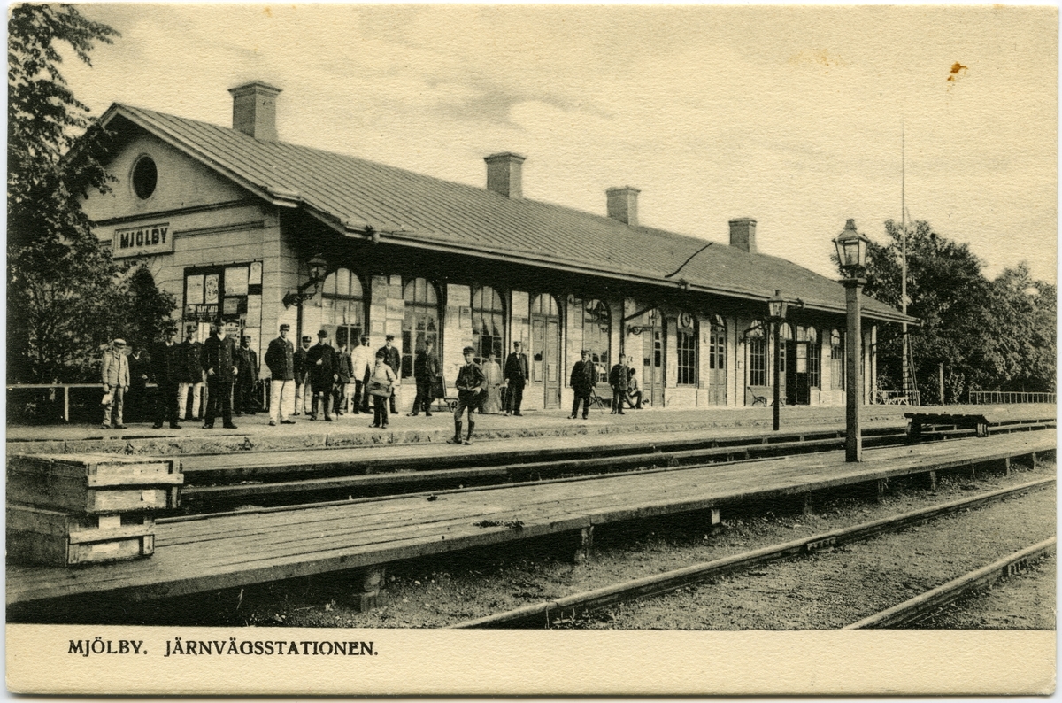 Mjölby station.