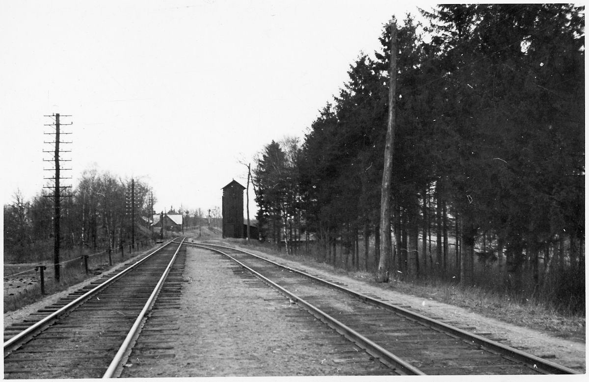 Bangården vid Västra Torup station.