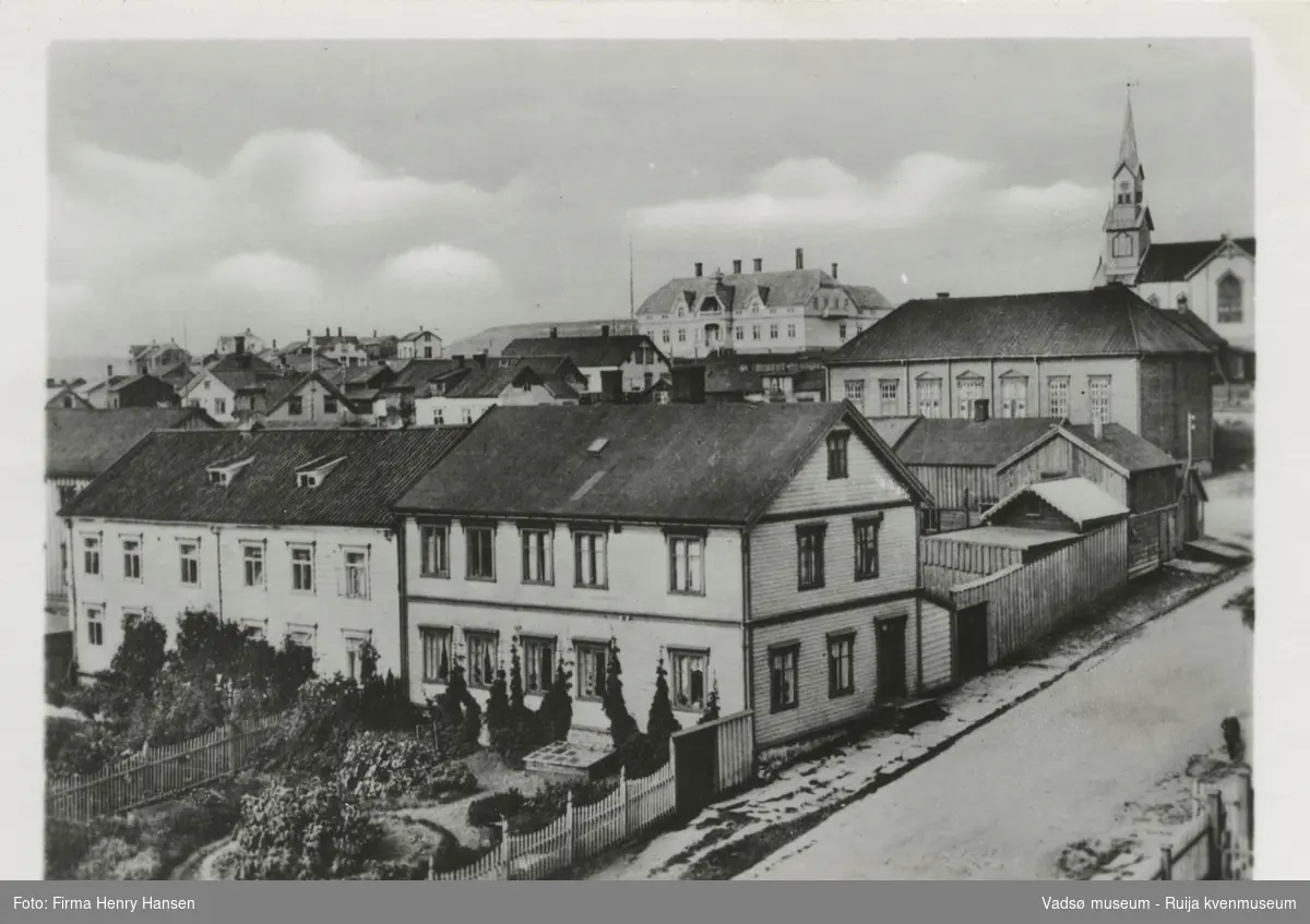 Gatebilde, Vadsø, 1930-tallet.