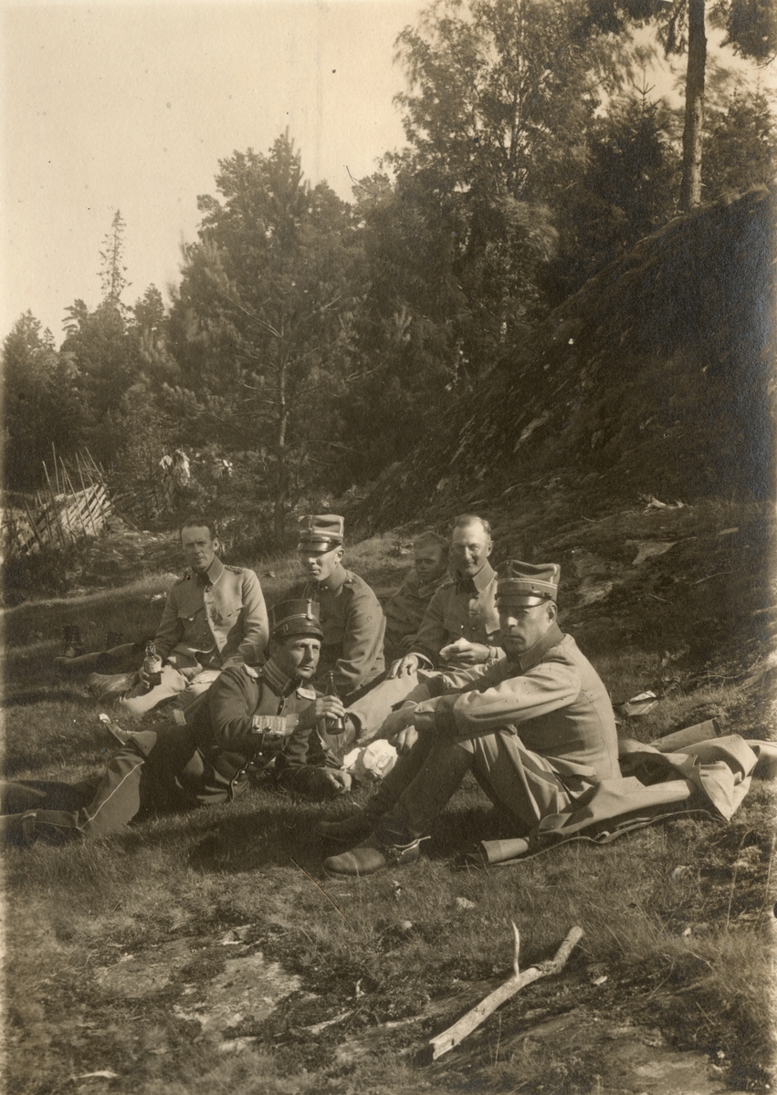 Bildtext: "Malma-manövern 1925 - kampen om Korshamn."