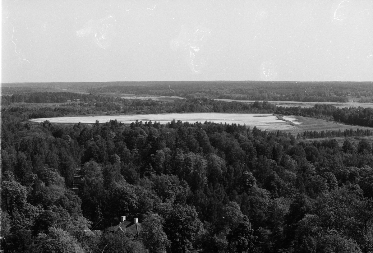 Gruvområdet från gruvlaven, Dannemora Gruvor AB, Dannemora, Uppland augusti 1991