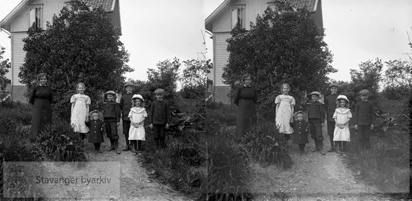 Søskenbarn Eckhoff Og Smith. - Stavanger Byarkiv / DigitaltMuseum