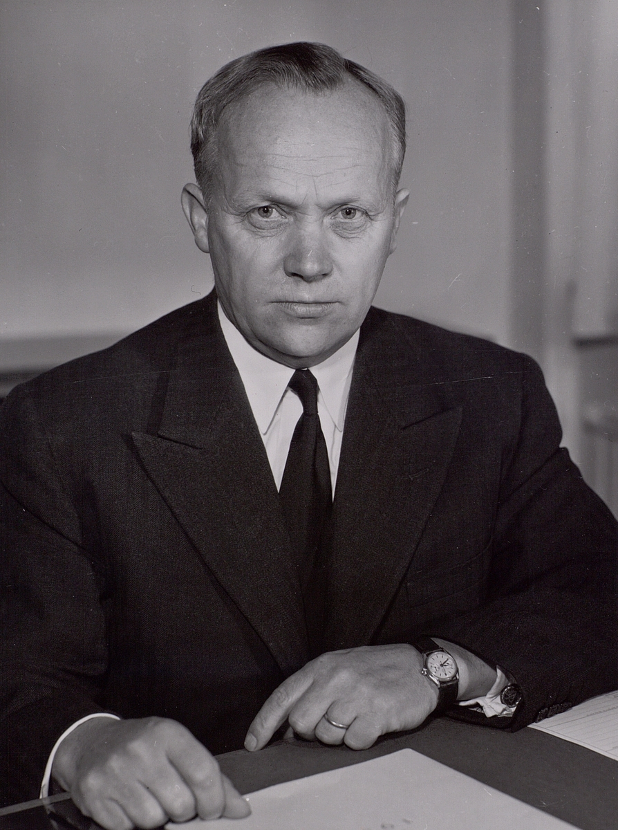 Vd. Arne Angerby 1961 (tillträder).