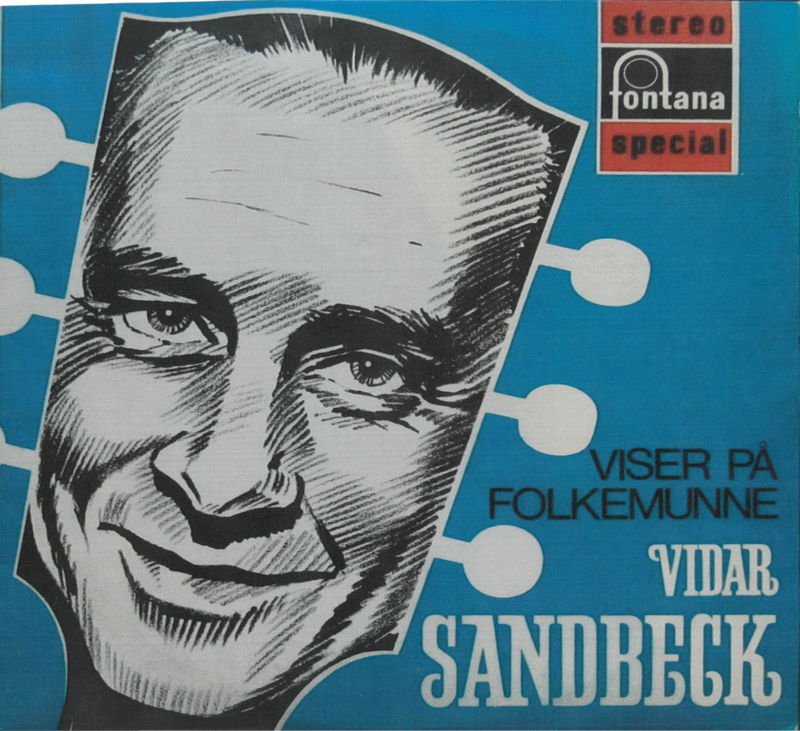 LP-cover Viser på folkemunne Vidar Sandbeck