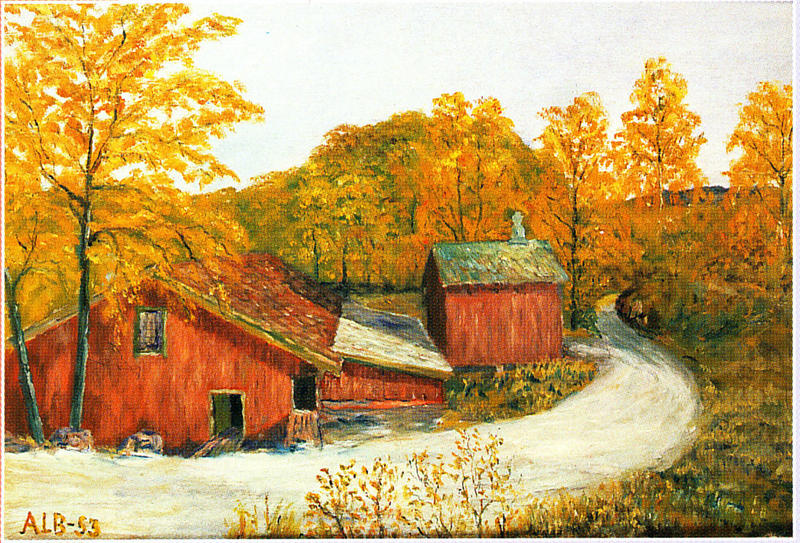 Høvleriet. Maleri av Albert Seheim, 1953. (Foto/Photo)