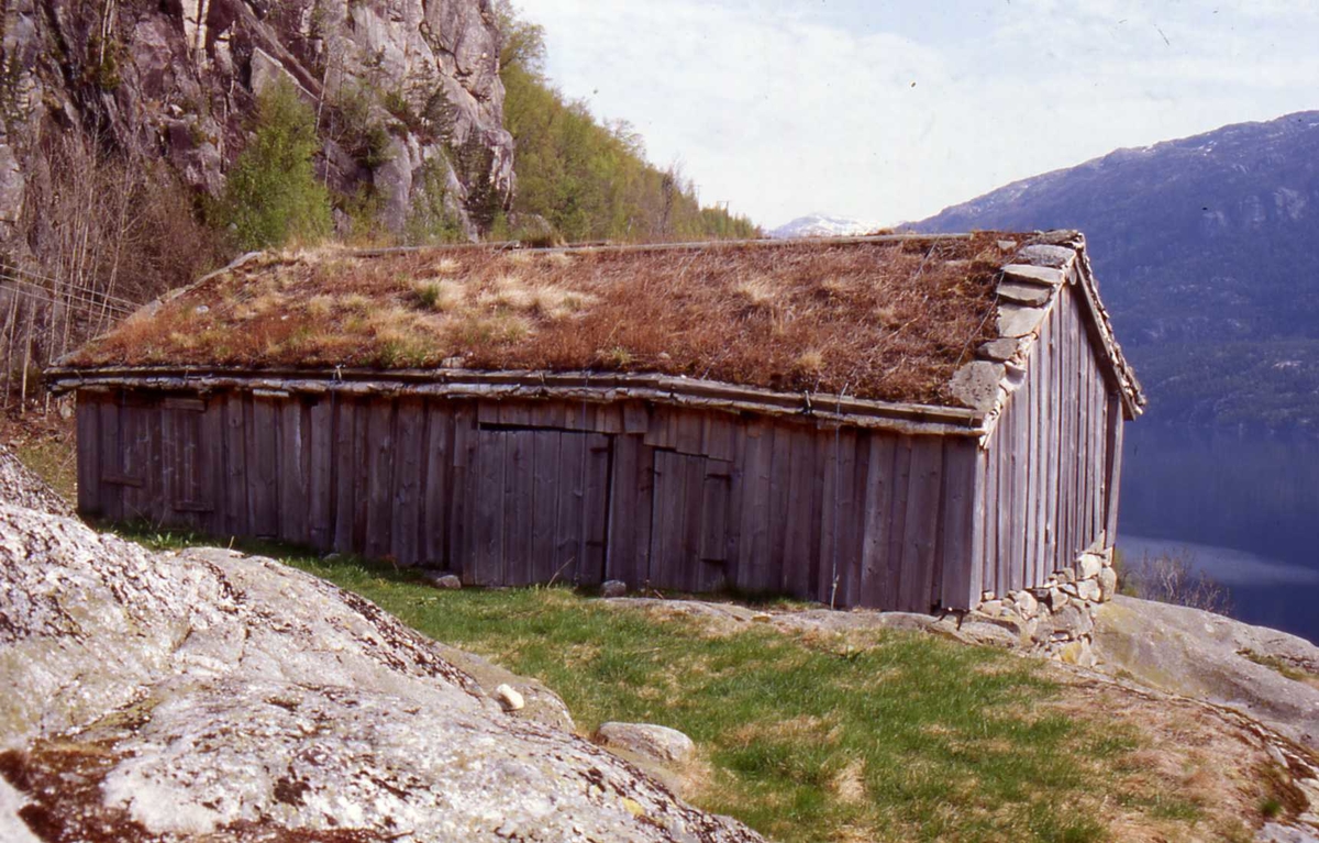 torvtak, løe, Røynevarden
