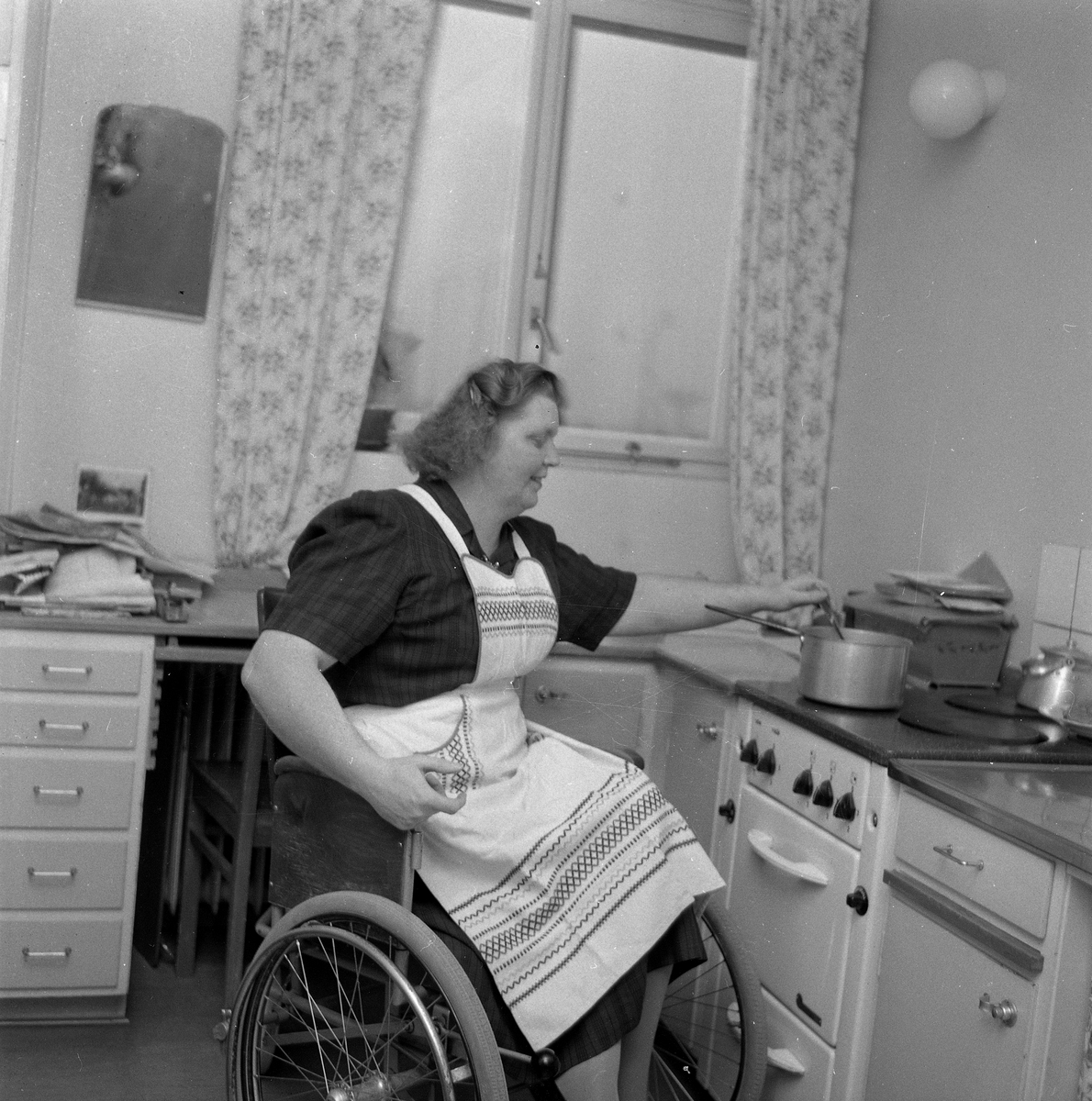 Poliomakar i Baronbacken.
17 november 1958.