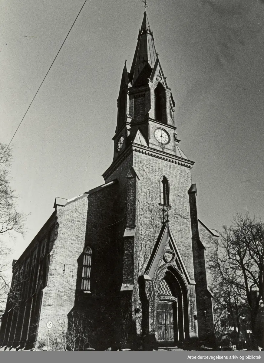 Jacobs kirke. Februar 1987