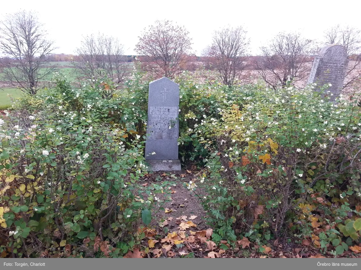 Vintrosa kyrkogård Inventering av kulturhistoriskt värdefulla gravvårdar 2013, Kvarter västra, 1-108 A-C.