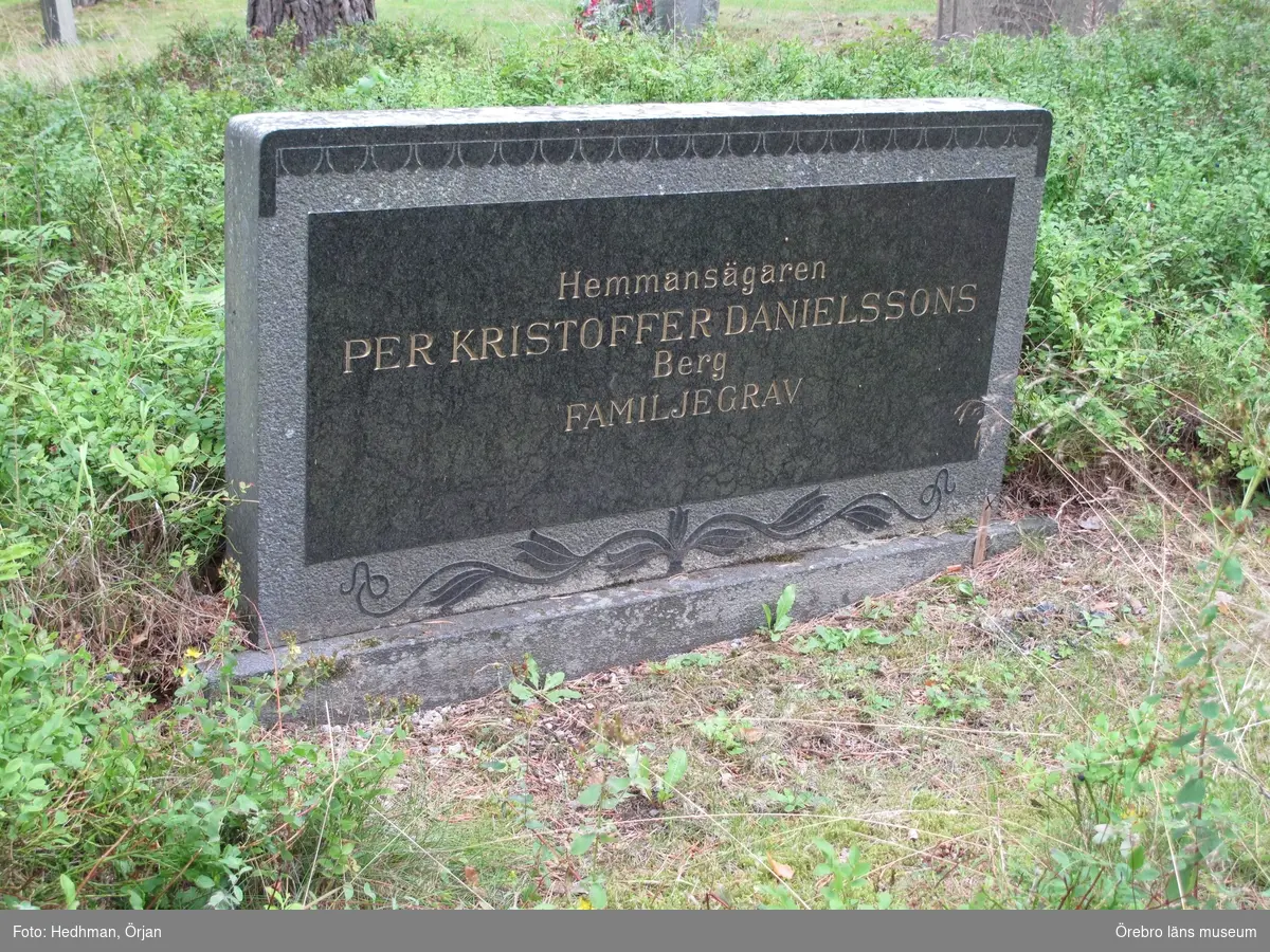 Pålsboda kyrkogård, Inventering av  kulturhistoriskt värdefulla gravvårdar 2011-2012, Kvarter C.