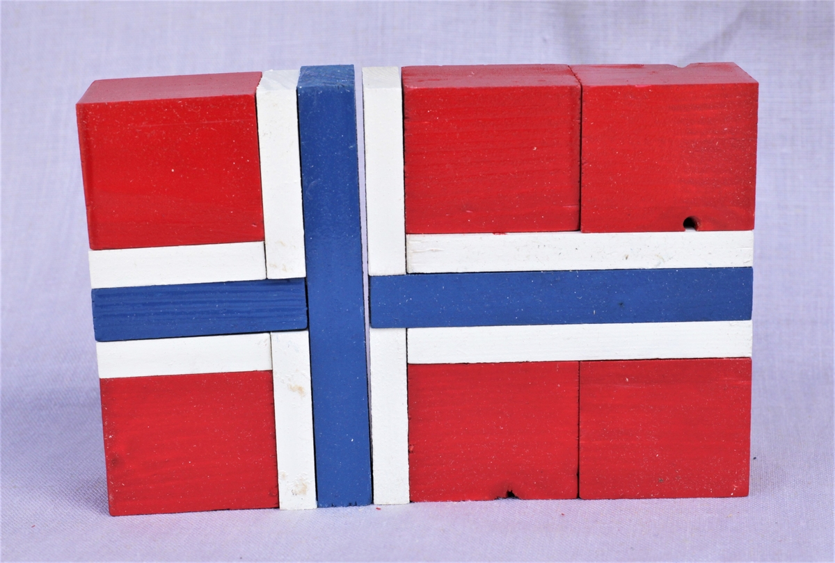 Puslespill av det norske flagg