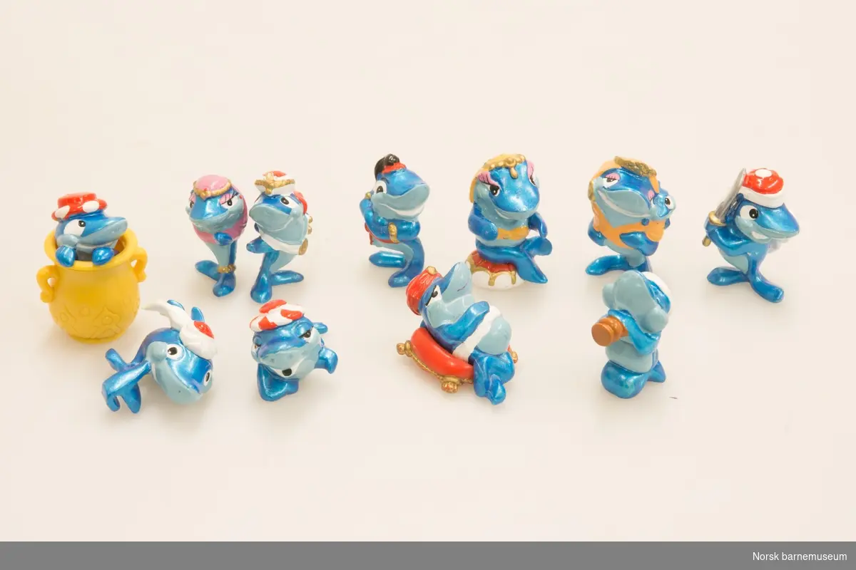 Plastfigurer fra Kinderegg: Haier.