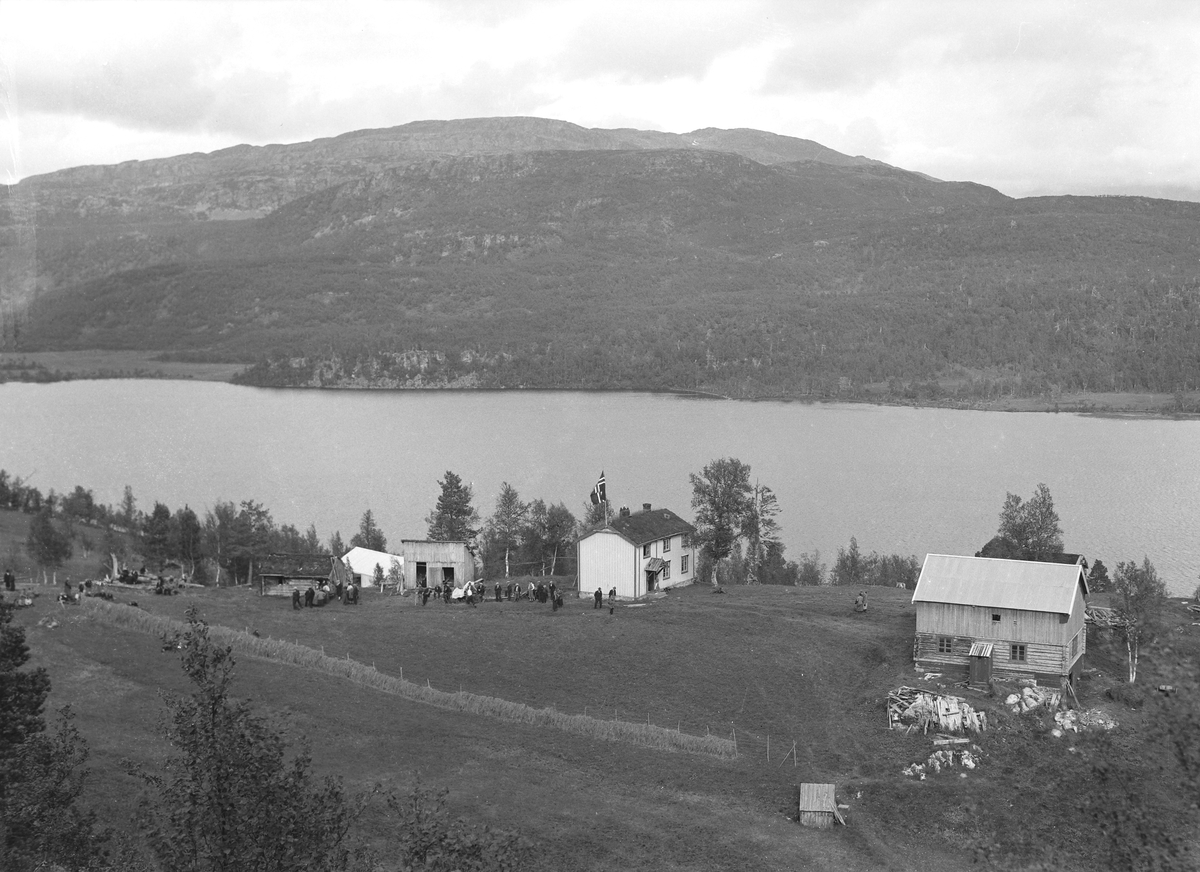 Vasslåtta ved Resvatnet under finnemisjonsstevnet i 1934.