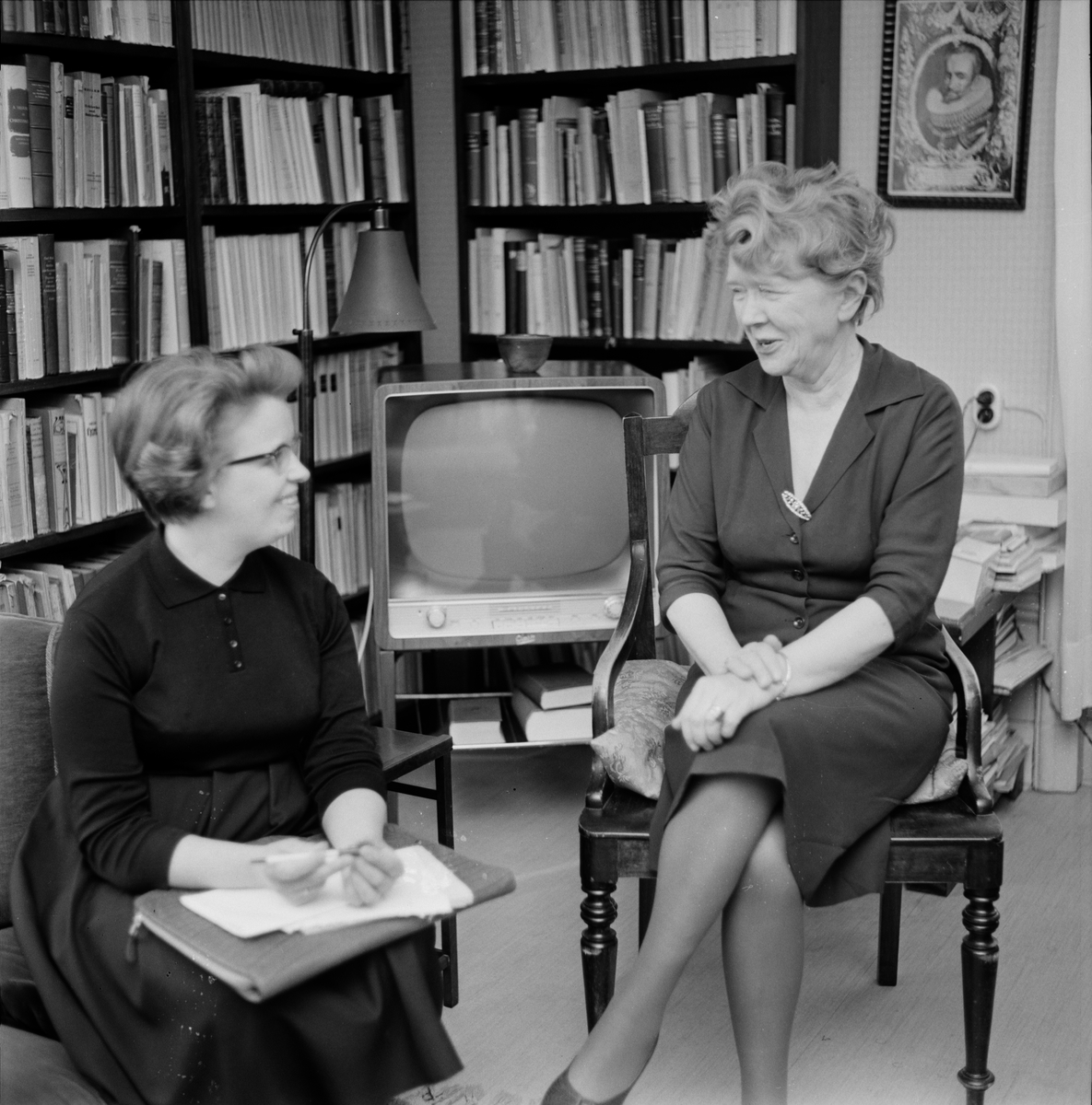 Ärkestiftets kvinnoråd - "allt fler studerande vid studentrådgivaren", Uppsala 1962