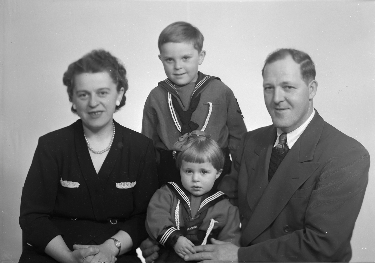 Torvald Berg med familie