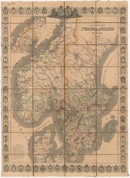 Post- och kommunikationskartor 1800-tal