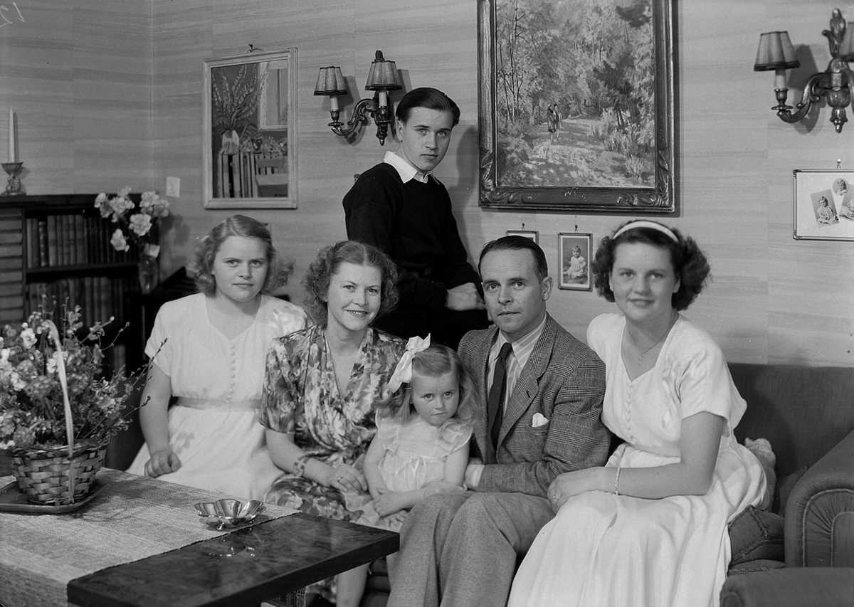 Fredrik Dessen med familie