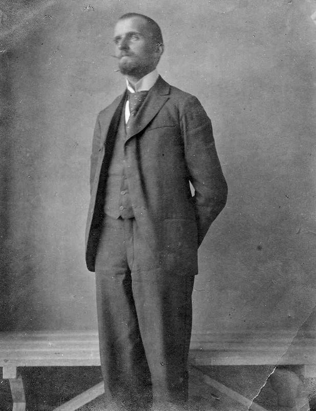 Hans Aall, fotografert i 1896 (Foto/Photo)