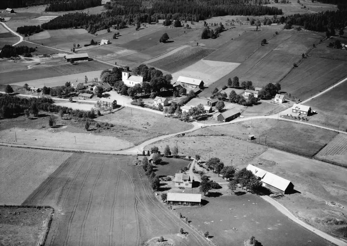Flygfoto över Skepperstad i Sävsjö kommun,  Jönköpings län.  Nr: 248/1959