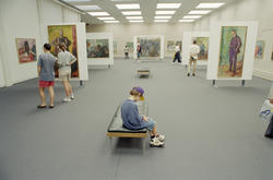 Oslo: Munch-museet. Litt kjedsommelig for de yngste. 19. jul