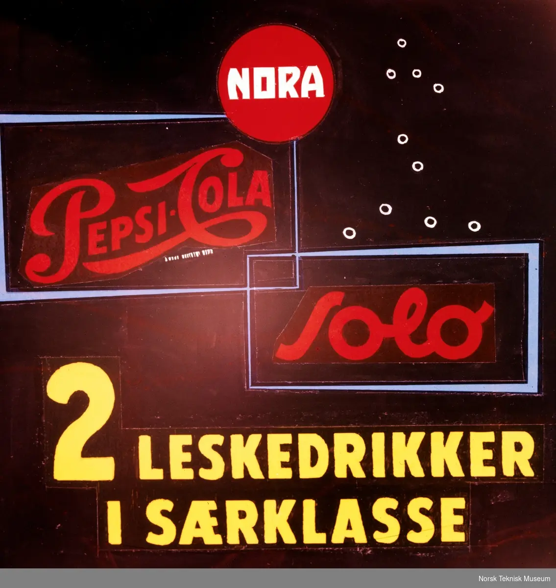 Kinoreklame for Nora , Pepsi-Cola, Solo