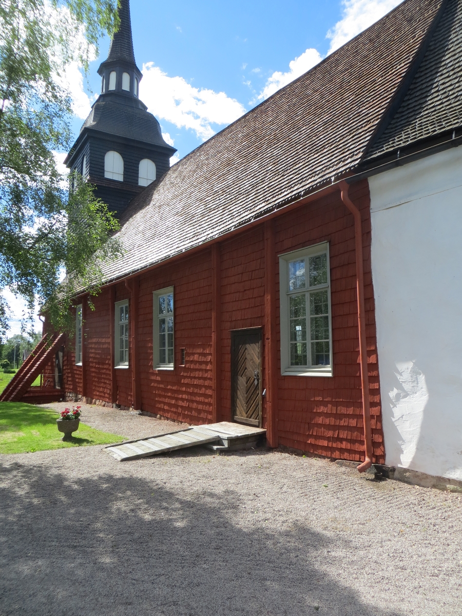 Exteriör, Vireda kyrka i Aneby kommun.