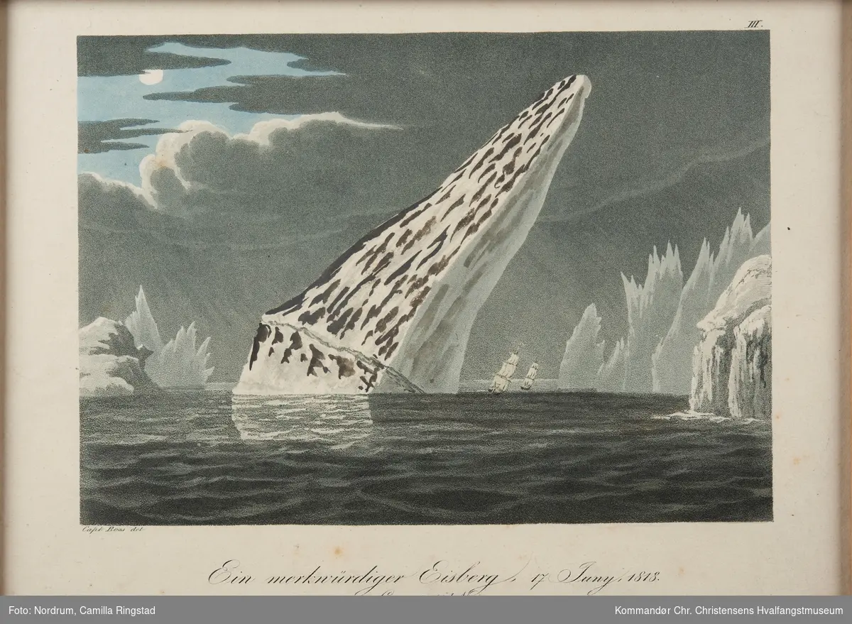 Ein merkwuerdiger Eisberg, 17 Juny 1818  Lat 70   45 N