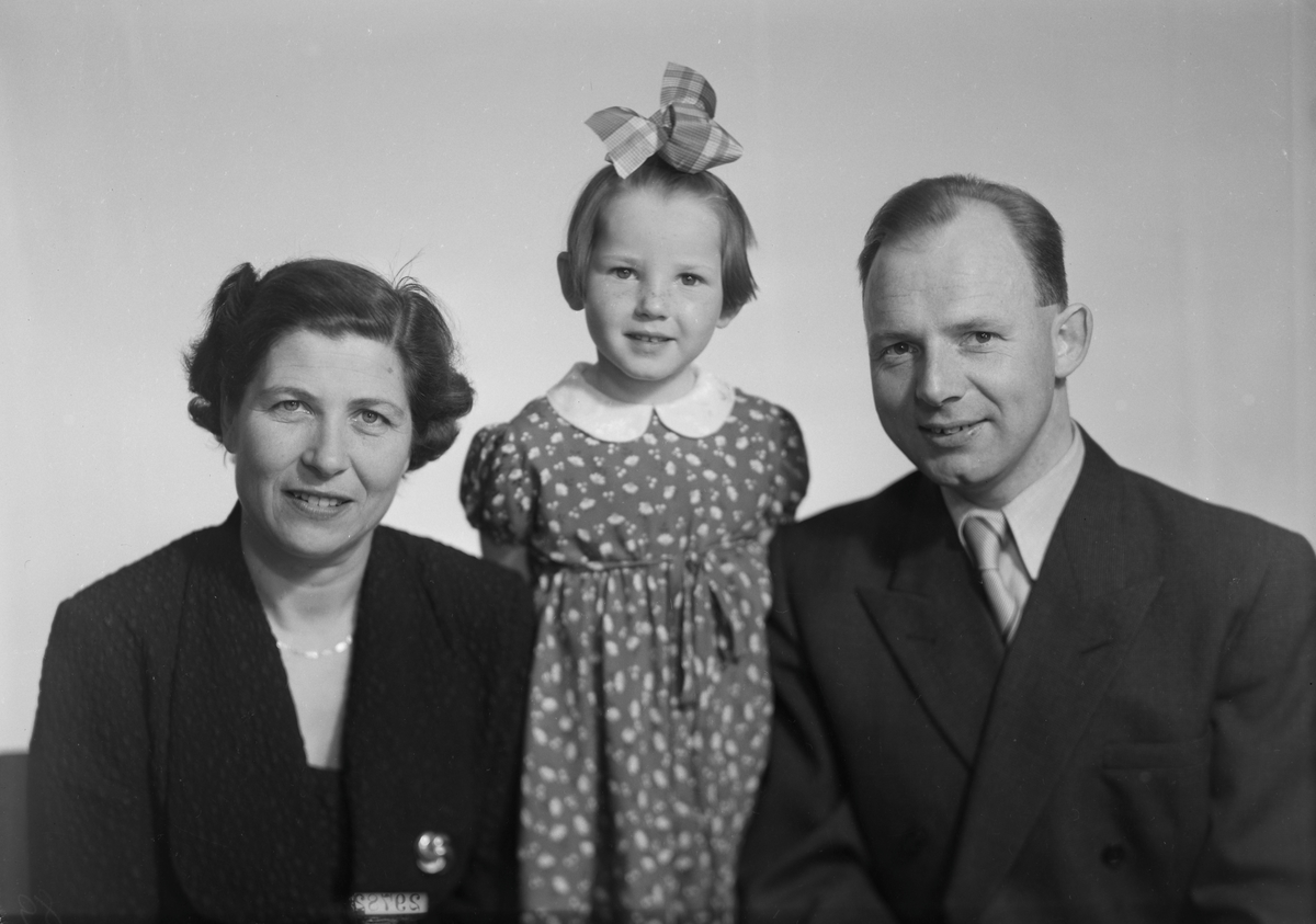 Per Lien med kone og datteren Marit