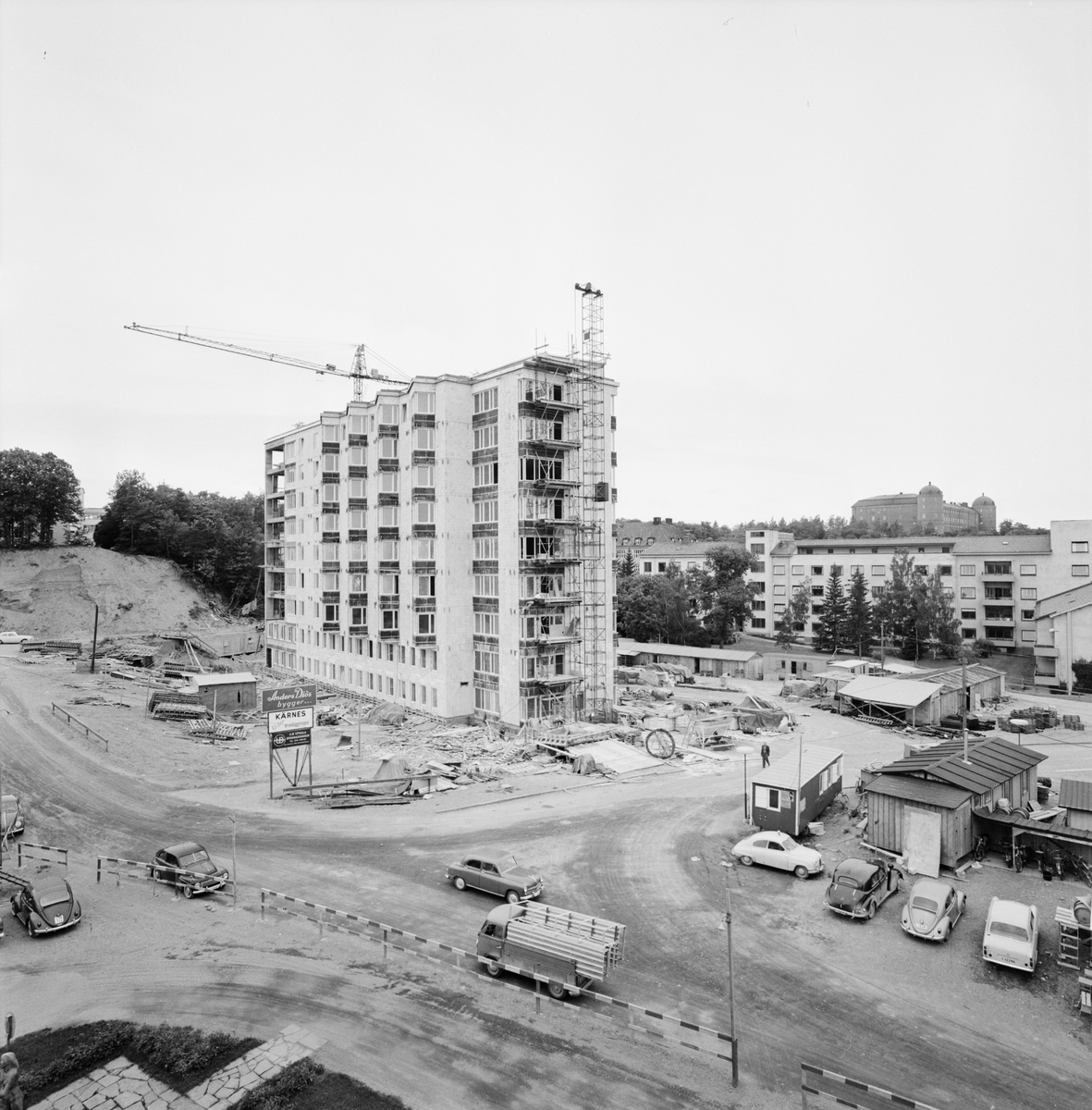 Akademiska sjukhuset, nya medicinska kliniken, Uppsala 1961