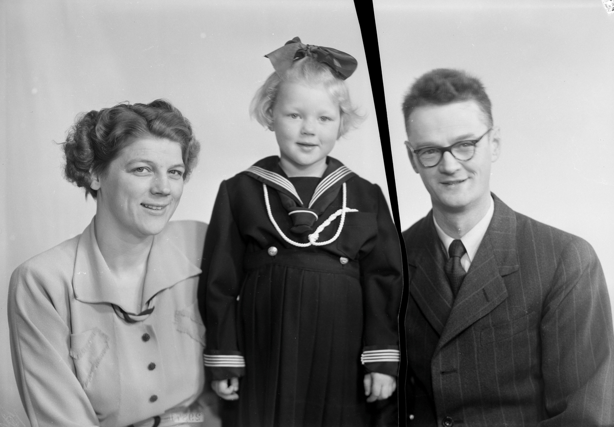 Peter Bech Jürgensen med hustru Bergljot og datter Anne Louise