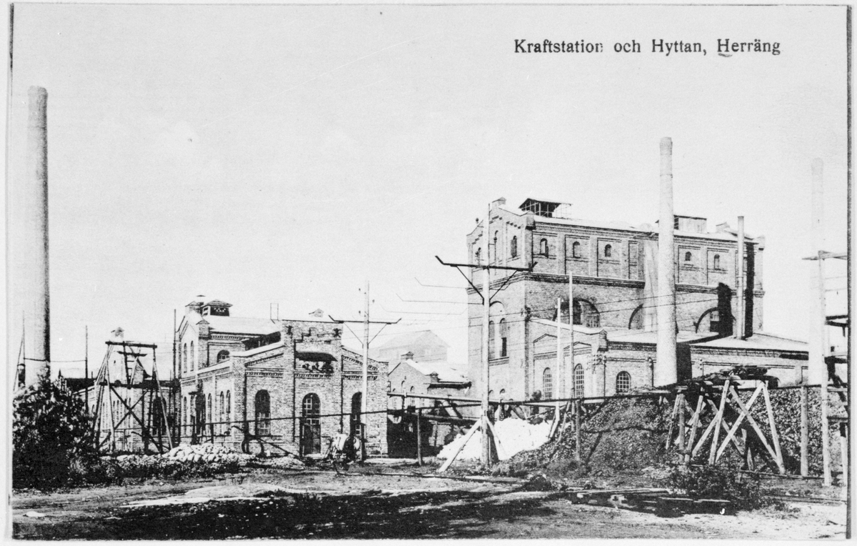 Kraftstation och Hyttan i Herräng.