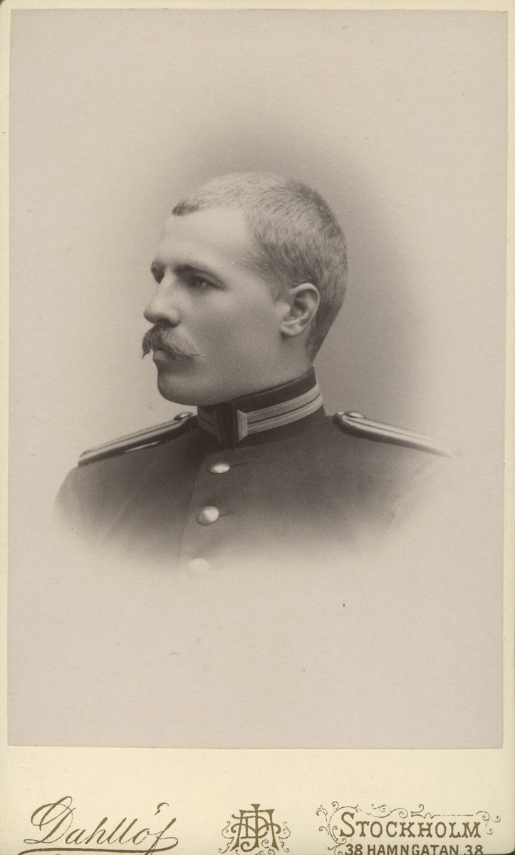 Mansporträtt, 1889. Gustaf Swedlund.