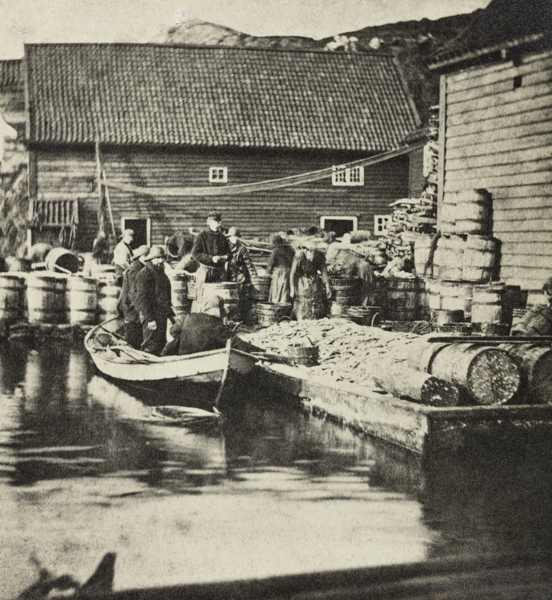Smedasundet sett mot nordvest, 1869.