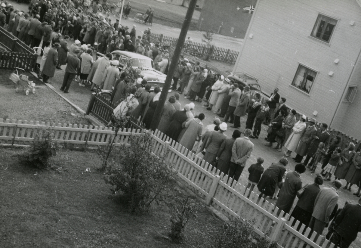 Kongebesøket i Vadsø, 1958.