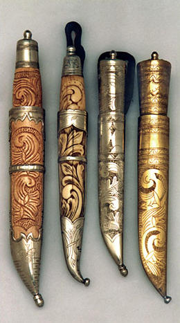 A selection of romani knives.