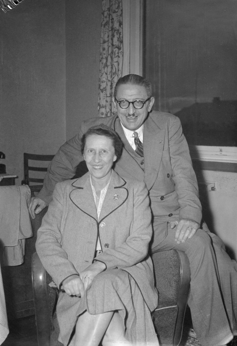 Jules Moch og hustru Germaine Picard