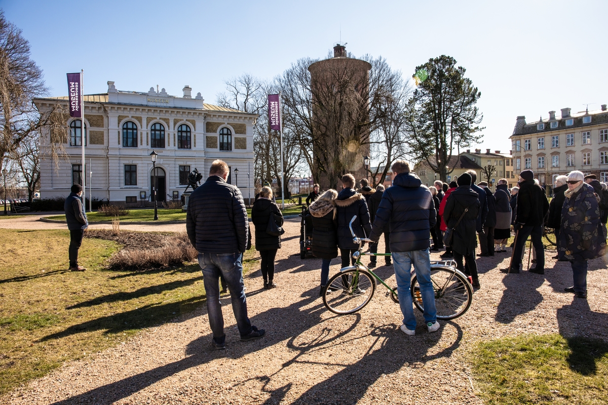 Vänersborgs museum, museets dag 2020. Stadsvandring med Peter Johansson.