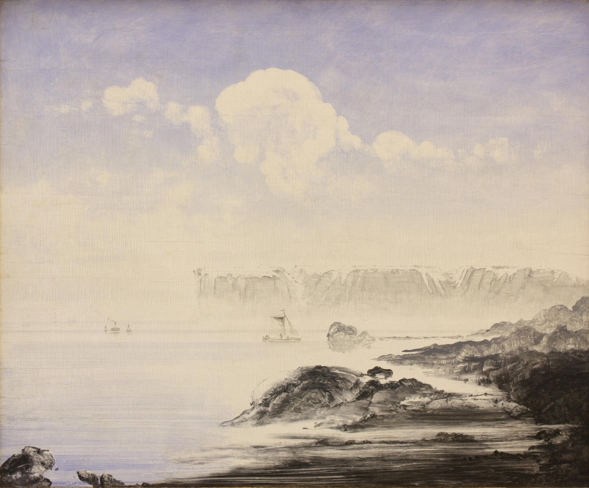 Peder A. Balke (1804 – 1887); Nordkapp, malt 1870-årene, olje på treplate, 124 x 152 cm, innkjøp 1974 (Foto/Photo)