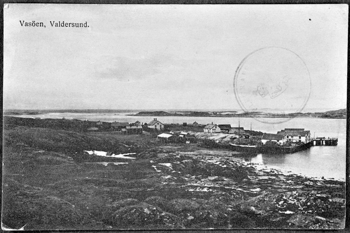 Postkort over Vasøya, Vallersund