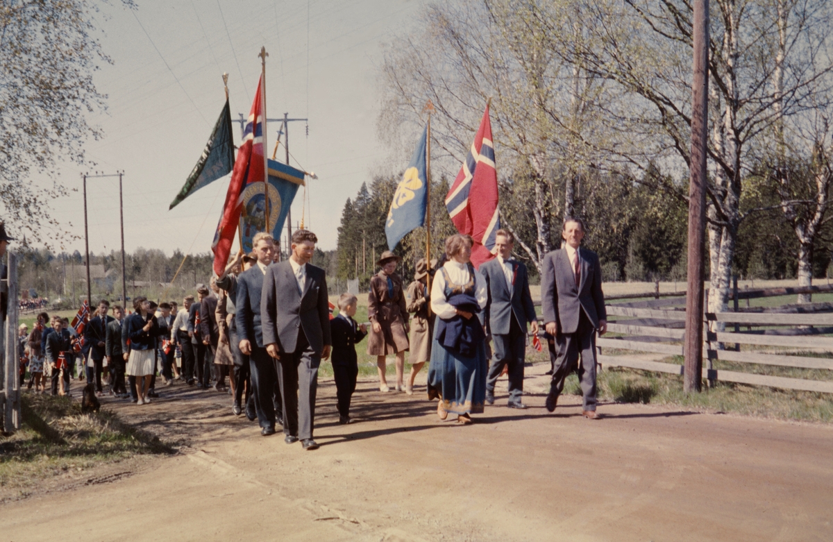 17. maitog på Aurskog i 1960