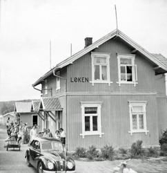 Løken stasjon, sett fra et av de siste ordinære tog på Aursk